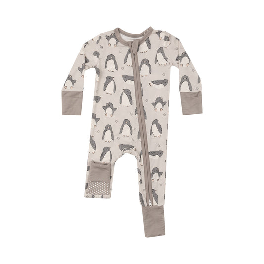 Penguin Pals 2 Way Zipper Romper by Angel Dear