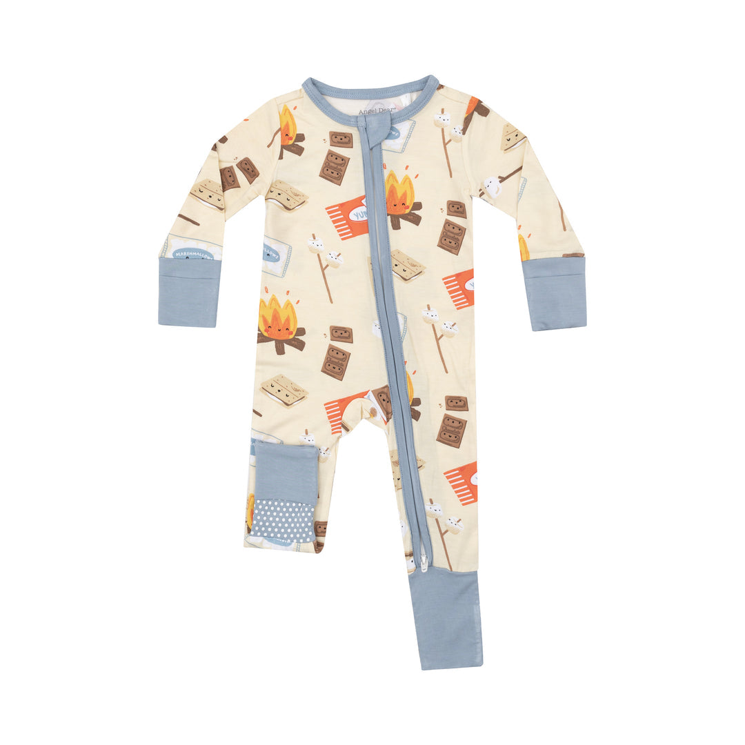 S’mores 2 Way Zipper Romper by Angel Dear