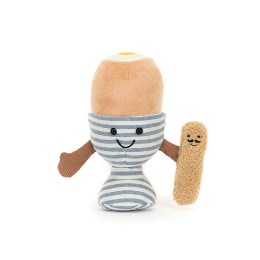 Amuseables Eggetha Egg and Lance Soldier by Jellycat