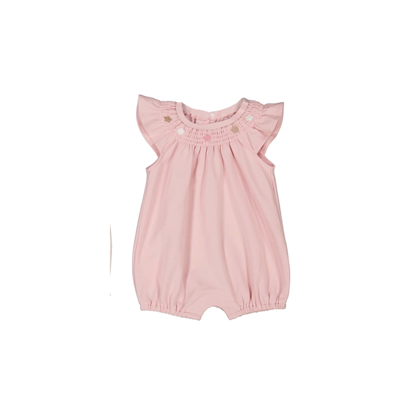Pink Smocked Bubble by Mayoral