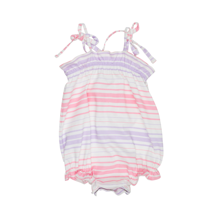 Beaufort Bonnet Rosey Romper Sea Grape Stripe