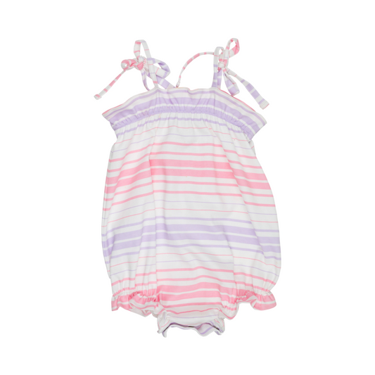 Beaufort Bonnet Rosey Romper Sea Grape Stripe