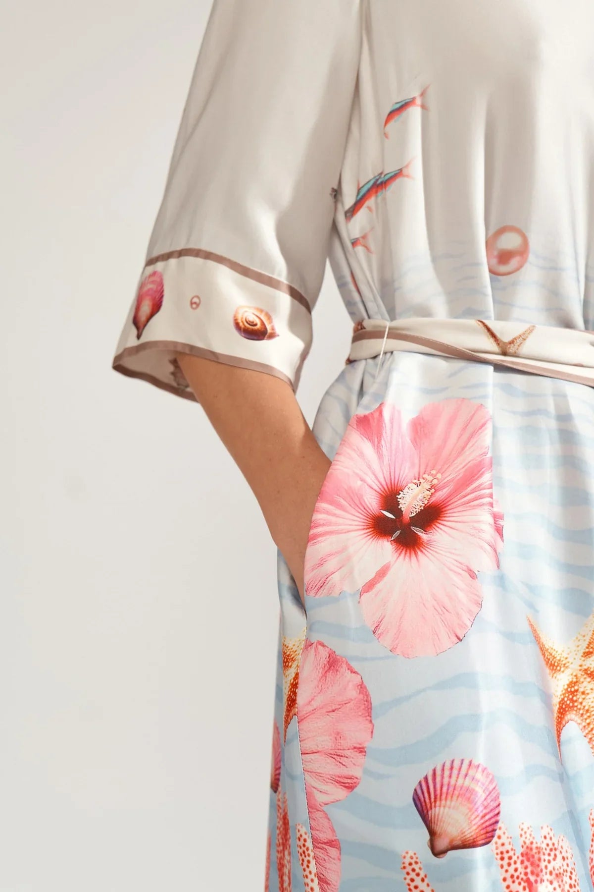 NUOCEANA SHIRT DRESS - Skyway