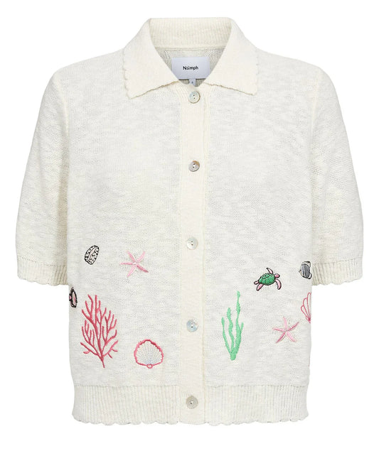 NUSEANNA CARDIGAN - Cloud Dancer