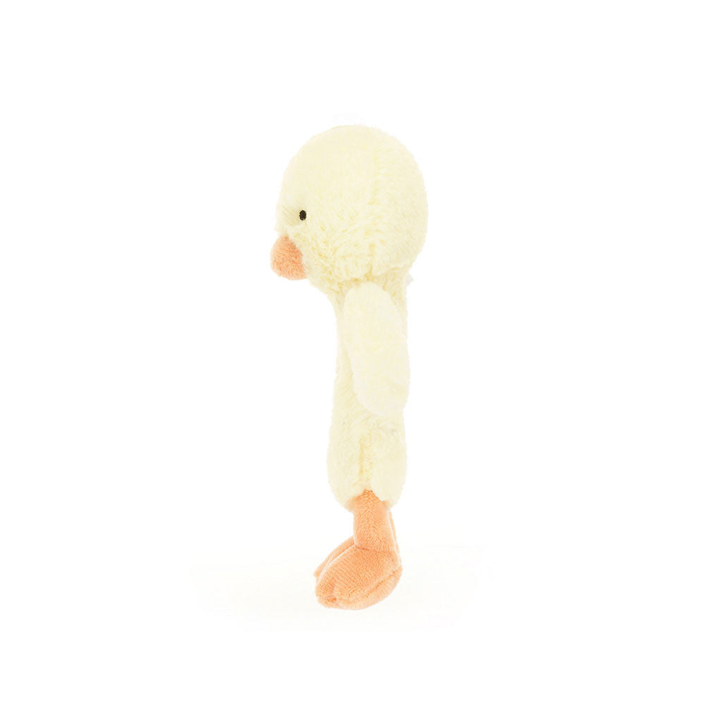 Bashful Duckling Ring Rattle by Jellycat