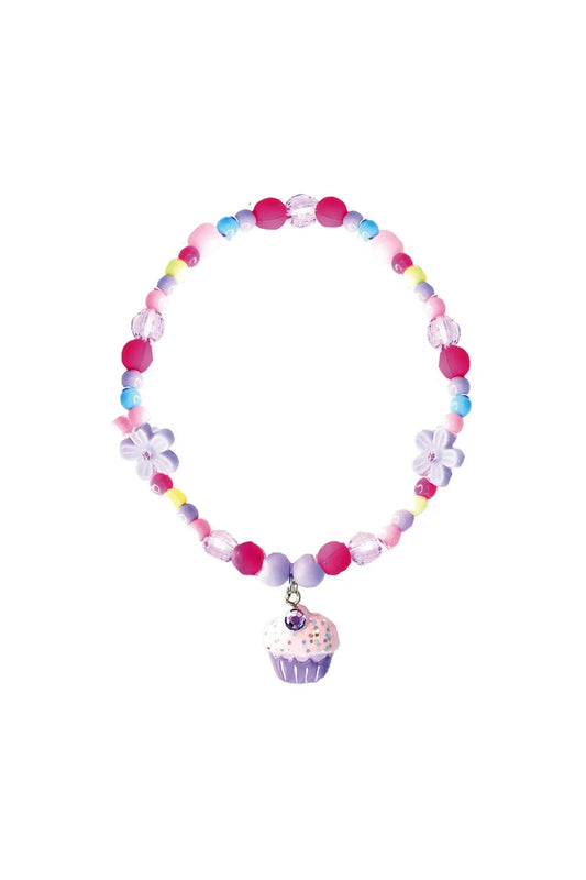 Cutie Cupcake Bracelet-Purple