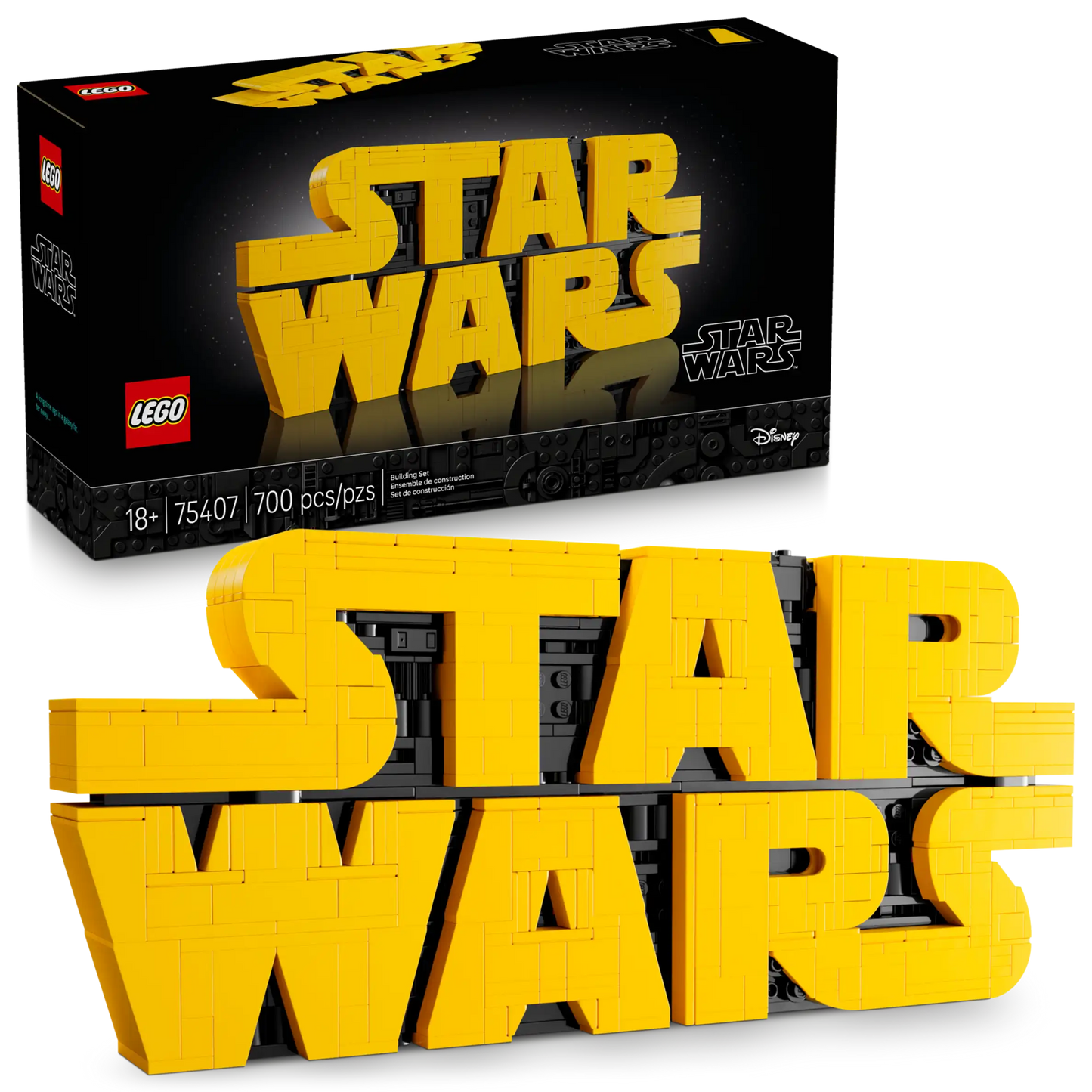 LEGO Brick-Built Star Wars Logo 75407 | Star Wars