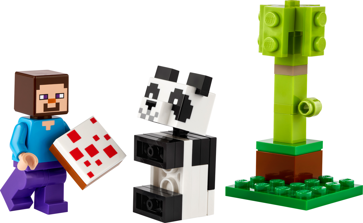 LEGO Steve and Baby Panda Polybag 30672 | Minecraft
