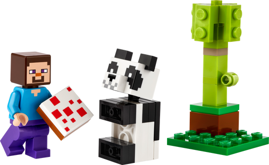 LEGO Steve and Baby Panda Polybag 30672 | Minecraft