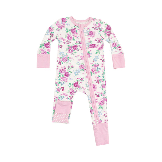 Cute Little Roses 2 Way Zipper Romper by Angel Dear