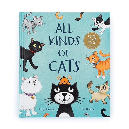 All Kinds of Cats Hardcover Book by Jellycat