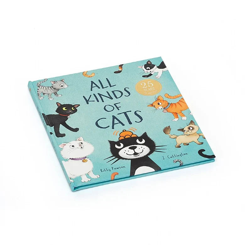 All Kinds of Cats Hardcover Book by Jellycat