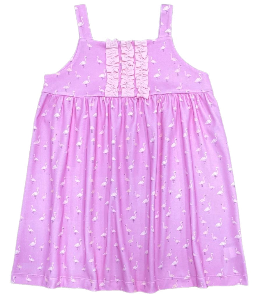 Flamingo Knit Lounge Dress by James and Lottie