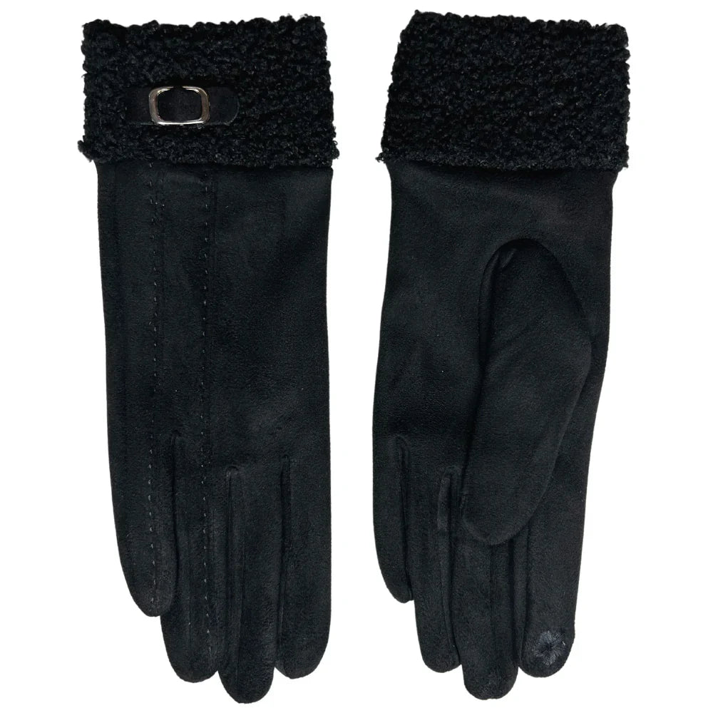 Buckle Detail Gloves