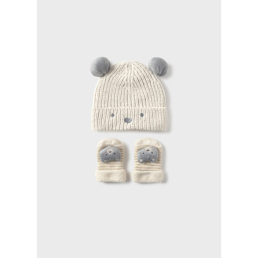 Bear Hat and Sock Set by Mayoral