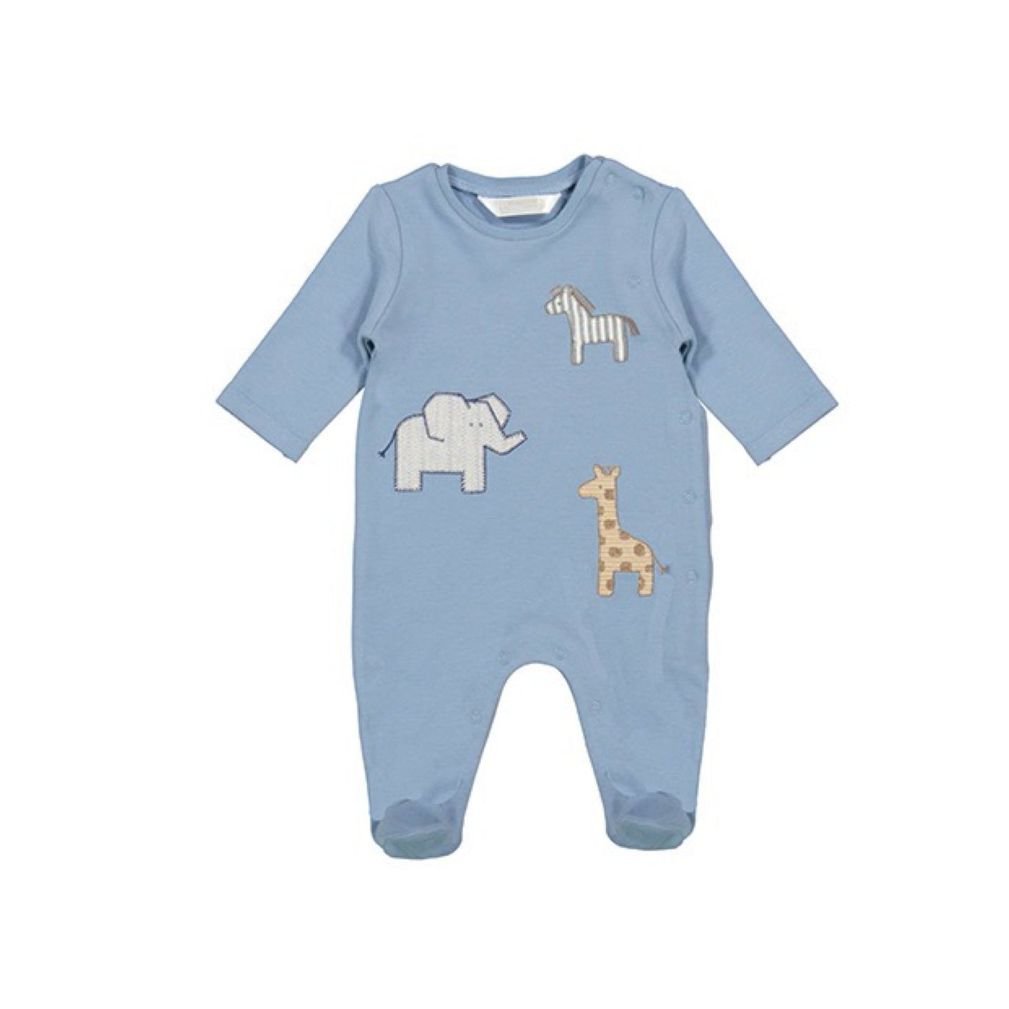 Blue Jungle Applique Footie by Mayoral