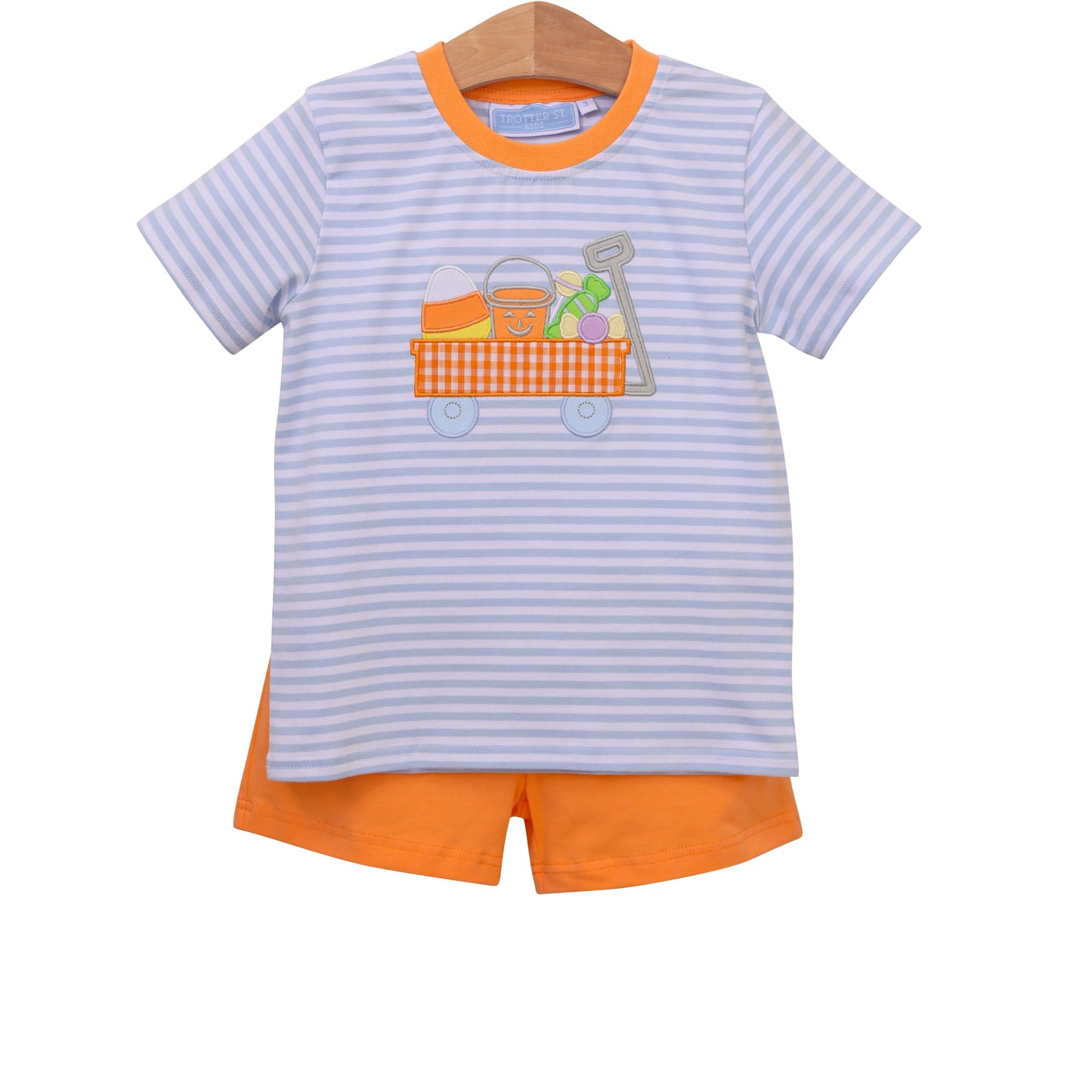 Halloween Wagon Short Set by Trotter Street Kids