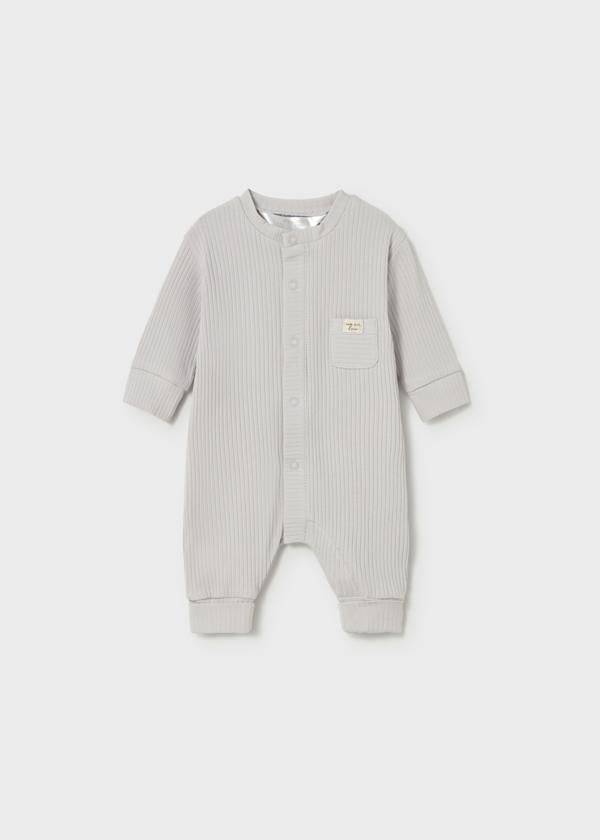 Welcome to the Family Silver Romper by Mayoral