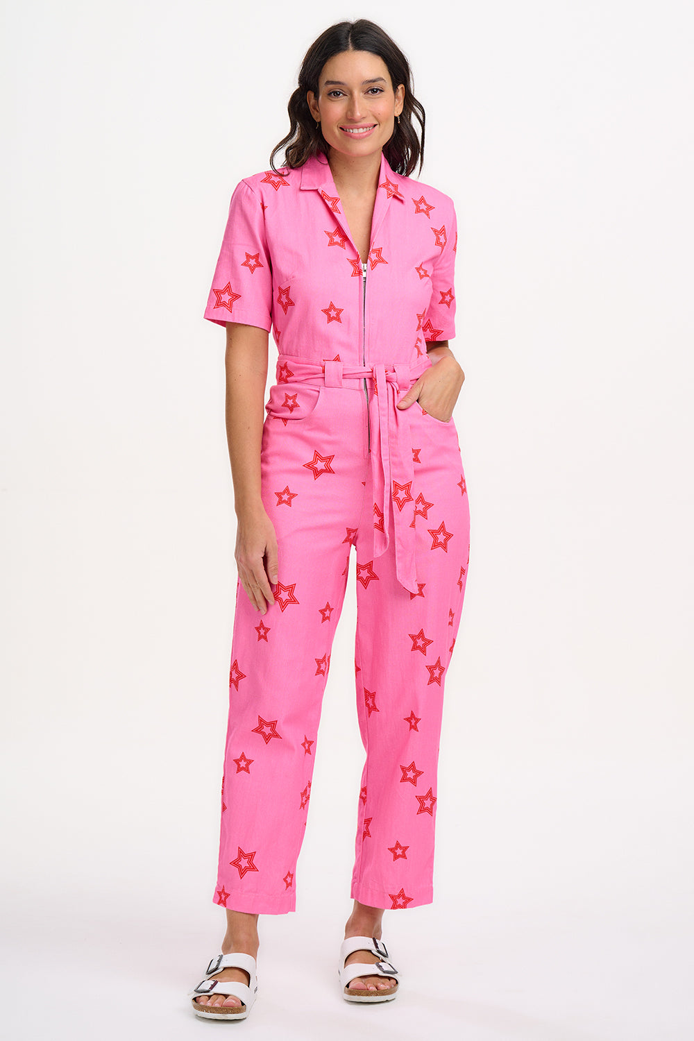 Meredith Boilersuit - Pink, Triple Star
