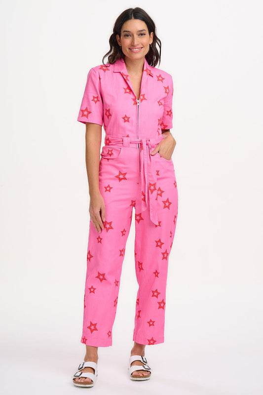 Meredith Boilersuit - Pink, Triple Star