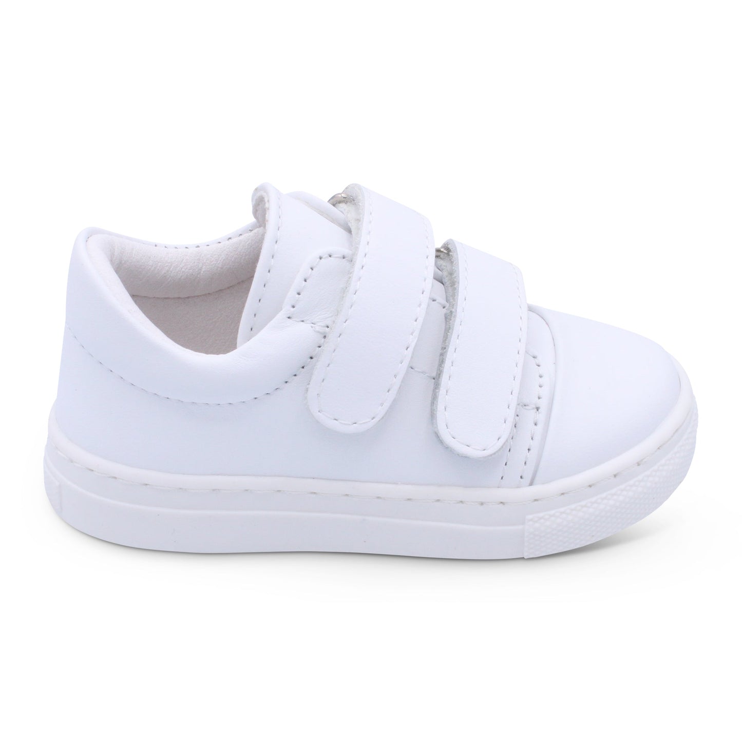 'Rodrigo' Boys White Leather Trainers