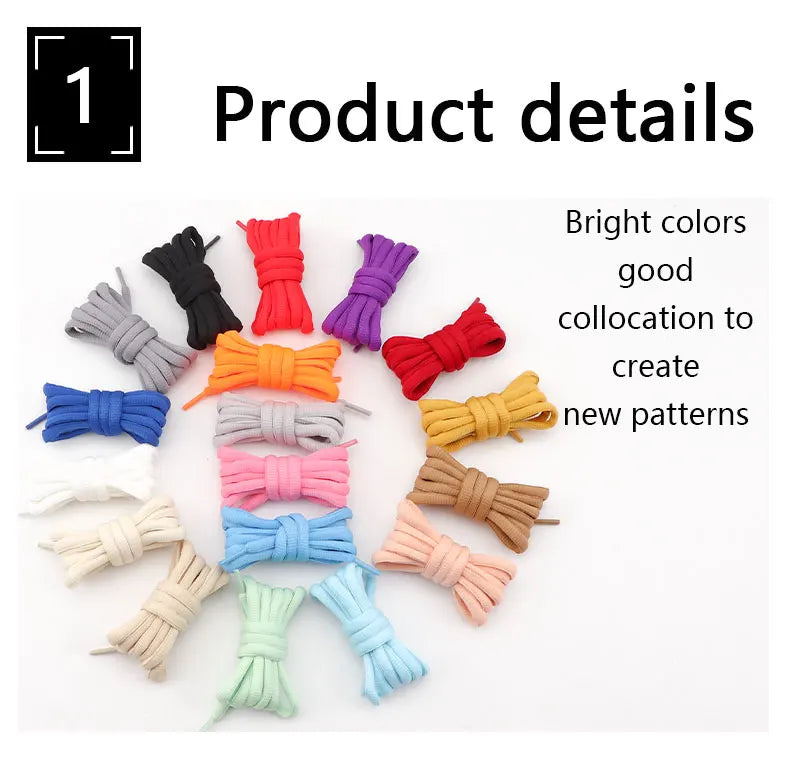 Boot Strings for Sport Running Oval Shoe Laces Half Round Shoelaces for Athletic Running Sneakers Shoes Shoelace 140/160/180CM