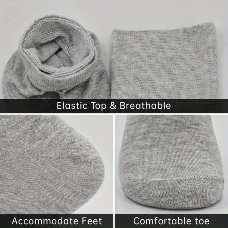 12 pairs of diabetic socks, with elastic cuffs, non-binding tops, extra loose and breathable design for comfortable