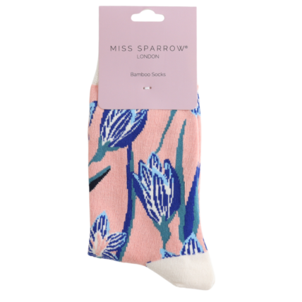 Crocus Bamboo Socks Dusky Pink