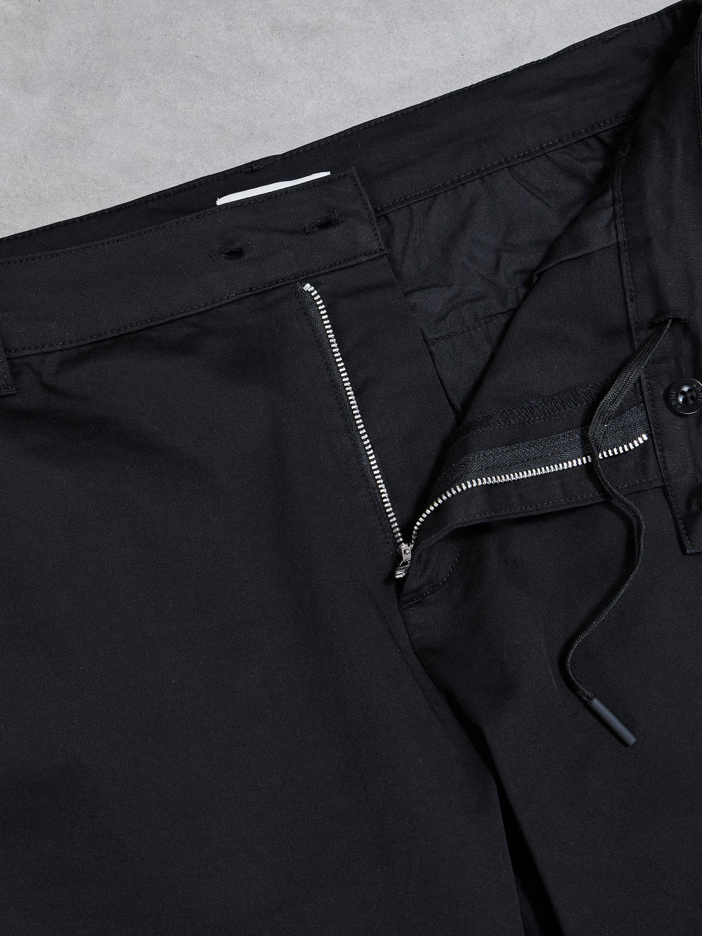 Slim Fit Tailored Chino Trouser in Black