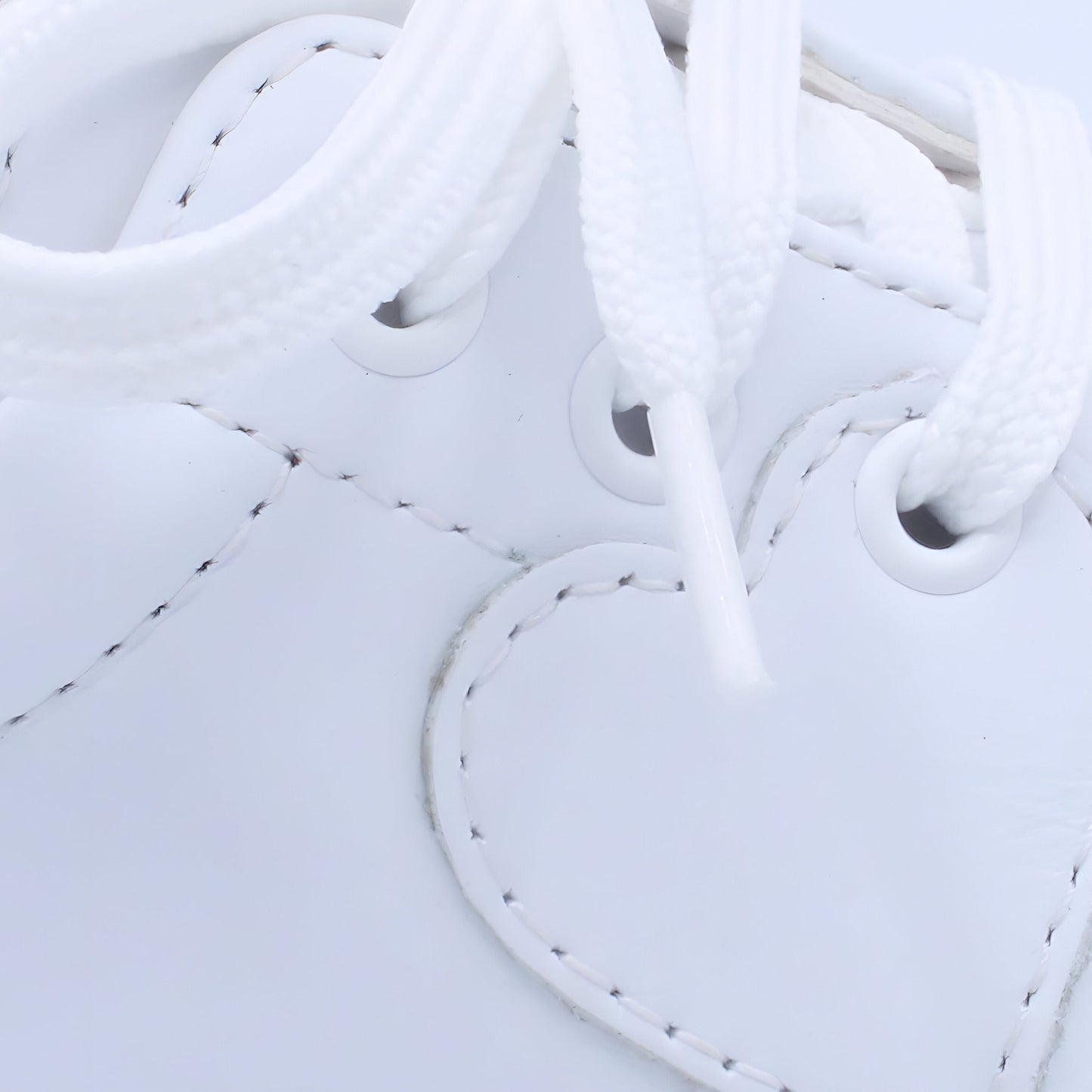 'Santina' Girls White Leather Trainers