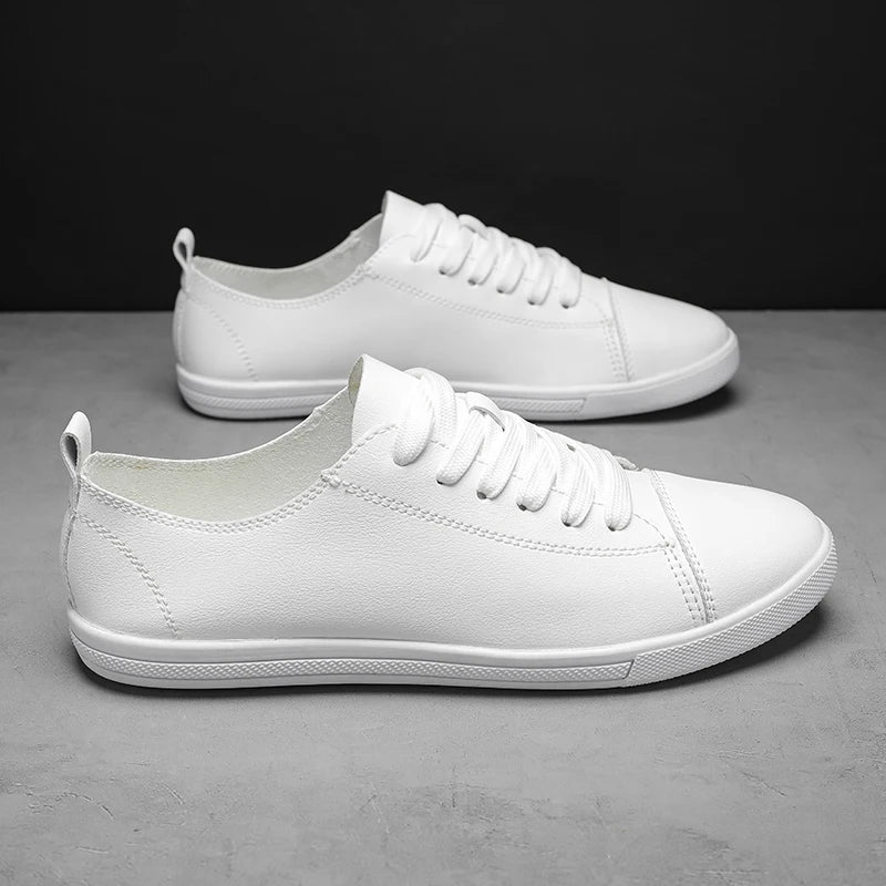 Autumn New Minimalist Mens Casual Shoes Solid Color Lightweight Sports Shoes Soft Shock-absorbing and Cushioned Walking Shoes