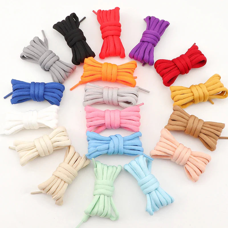 Boot Strings for Sport Running Oval Shoe Laces Half Round Shoelaces for Athletic Running Sneakers Shoes Shoelace 140/160/180CM