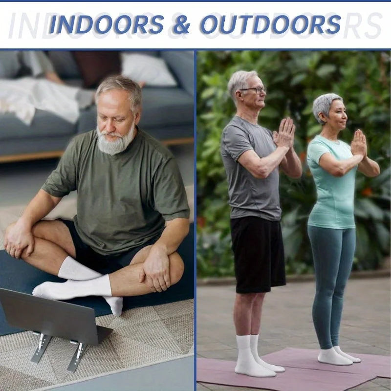 12 pairs of diabetic socks, with elastic cuffs, non-binding tops, extra loose and breathable design for comfortable