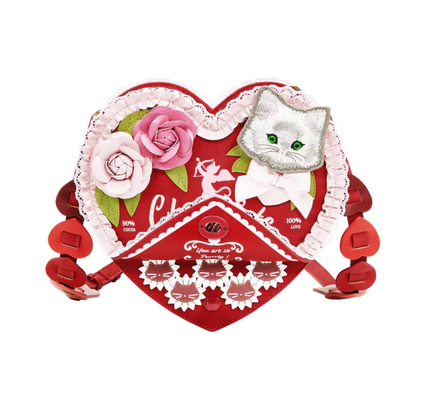 The Chocolate Box Heart Chocolate Box Bag