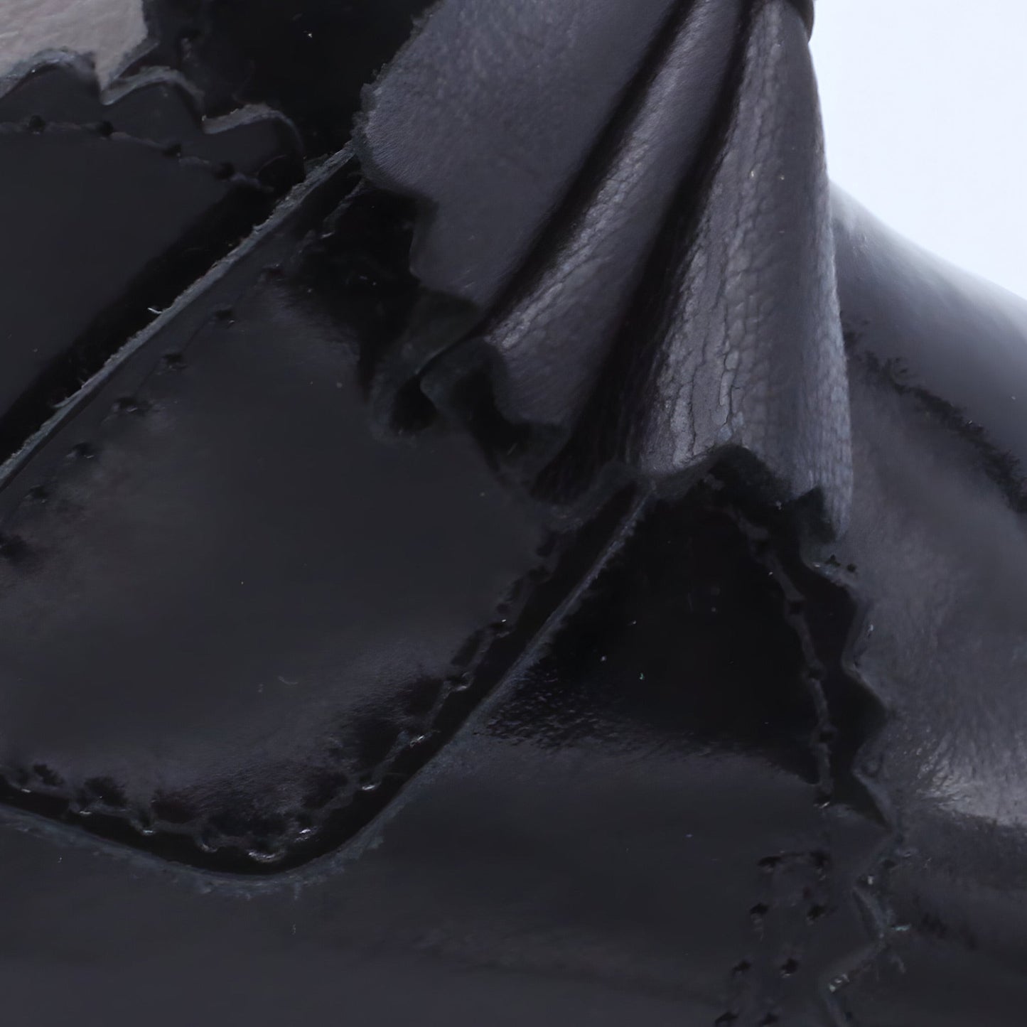 'Sharon' Girls Black Patent Velcro Boots
