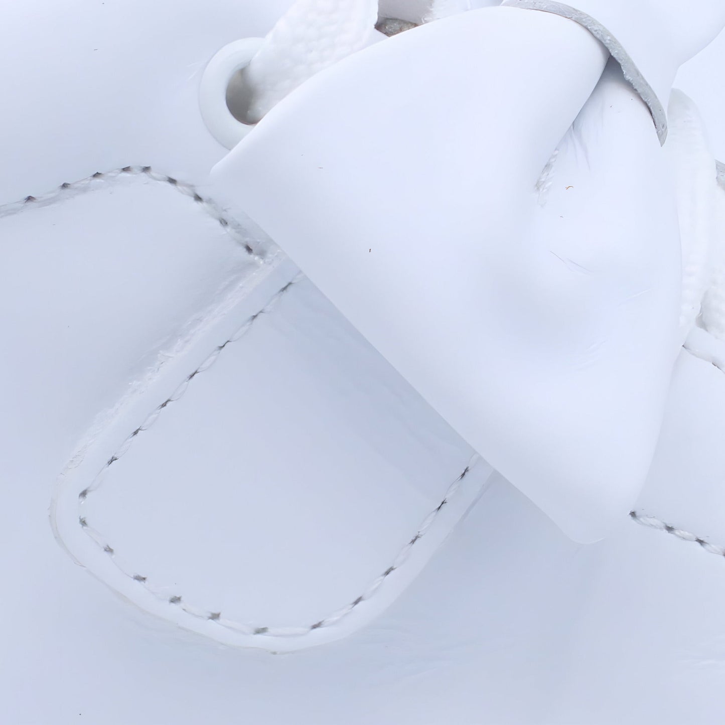 'Tatiana' Girls White Leather High-Tops