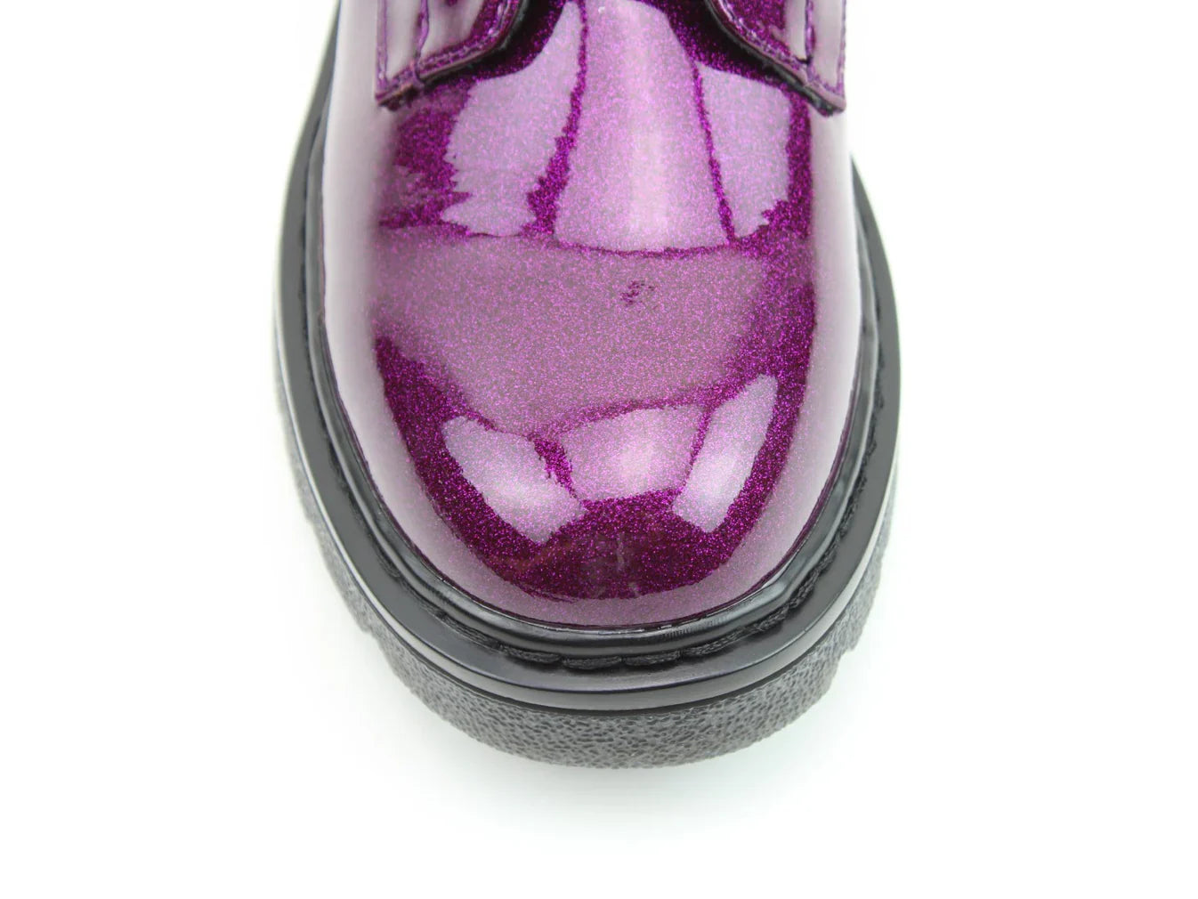 Justina Boots - Purple Glitter
