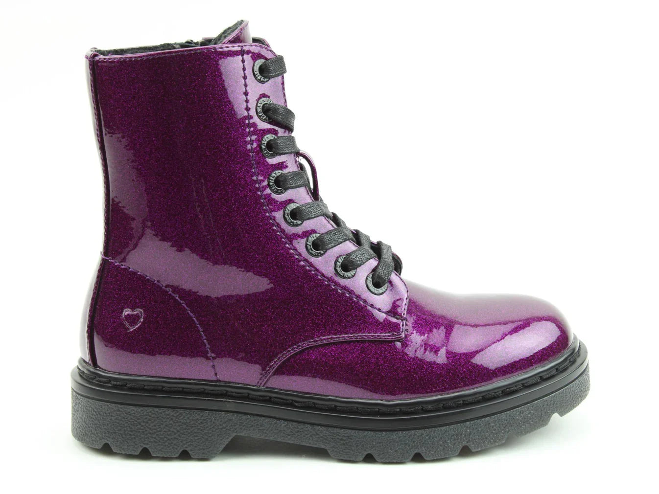 Justina Boots - Purple Glitter