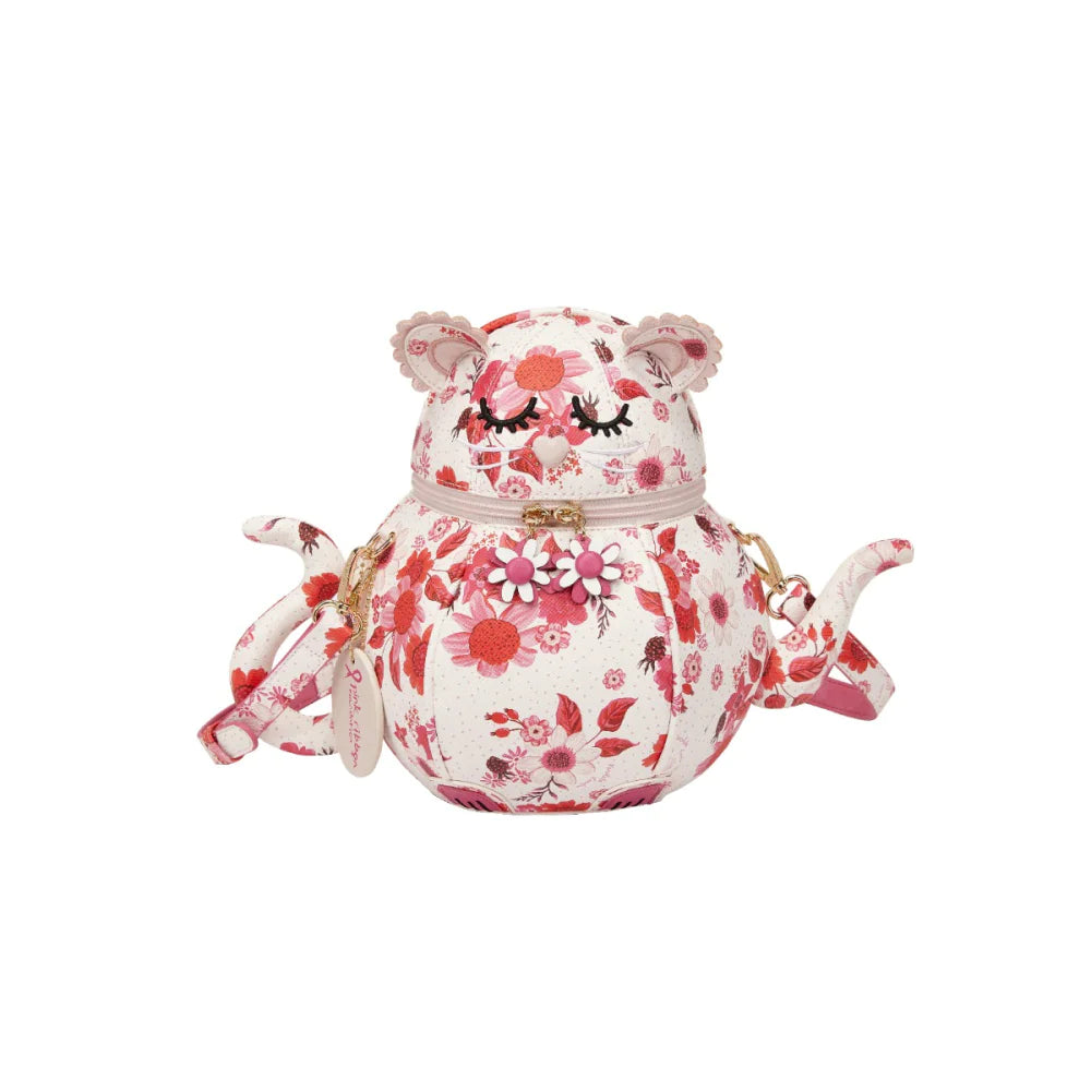 Perfectly Pink Afternoon Tea Bus - Kitty Teapot