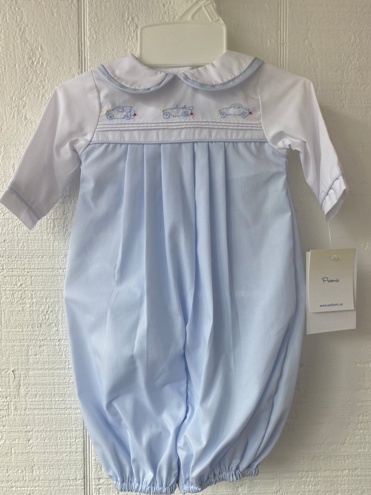 Preemie Convertible Gown set
