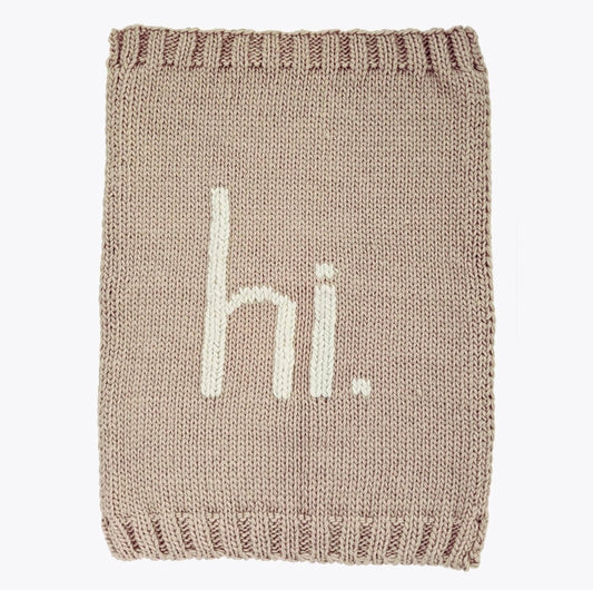 Hi. Pebble Knit Blanket