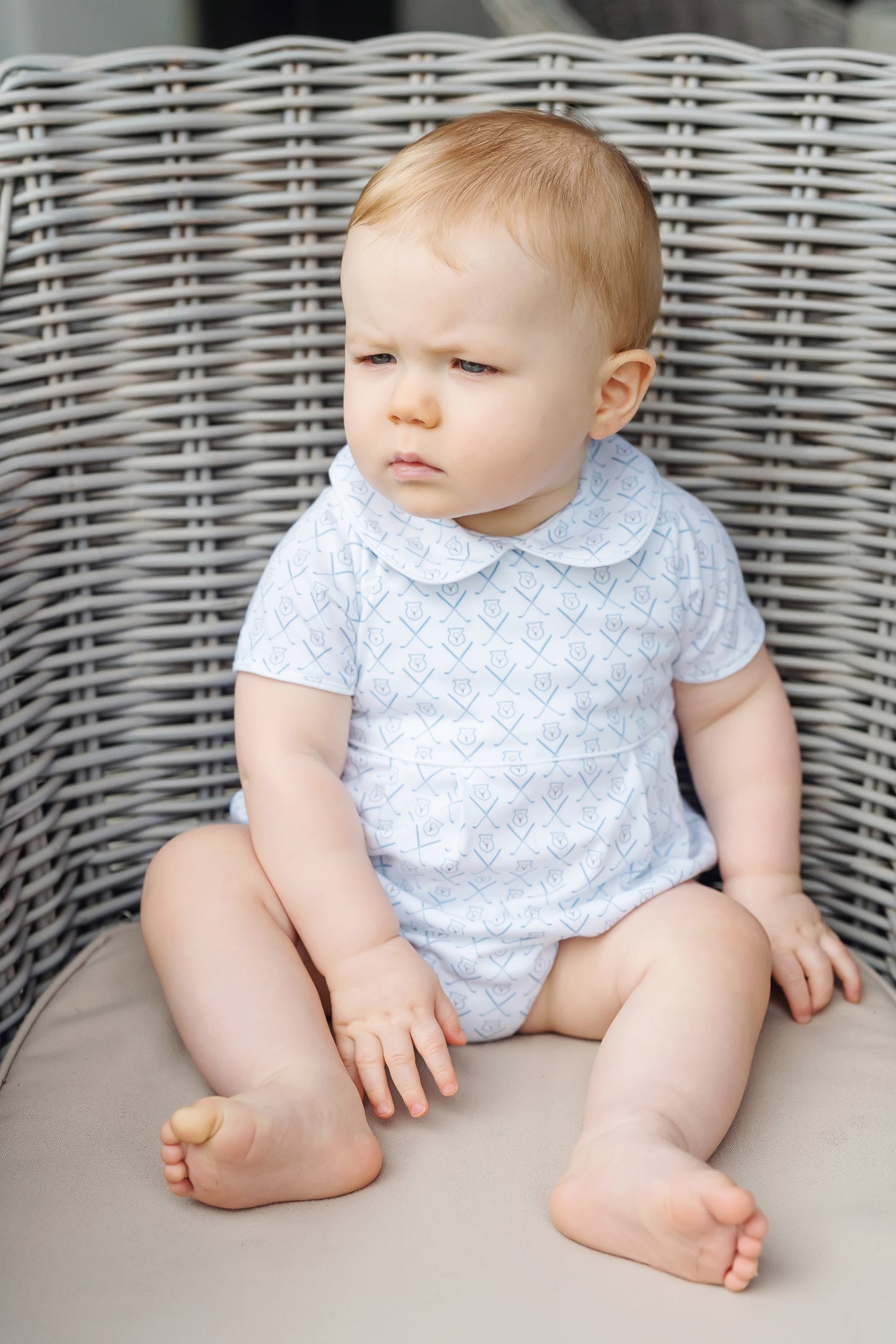 Palmer Bubble-Tee Time Blue by Lila and Hayes