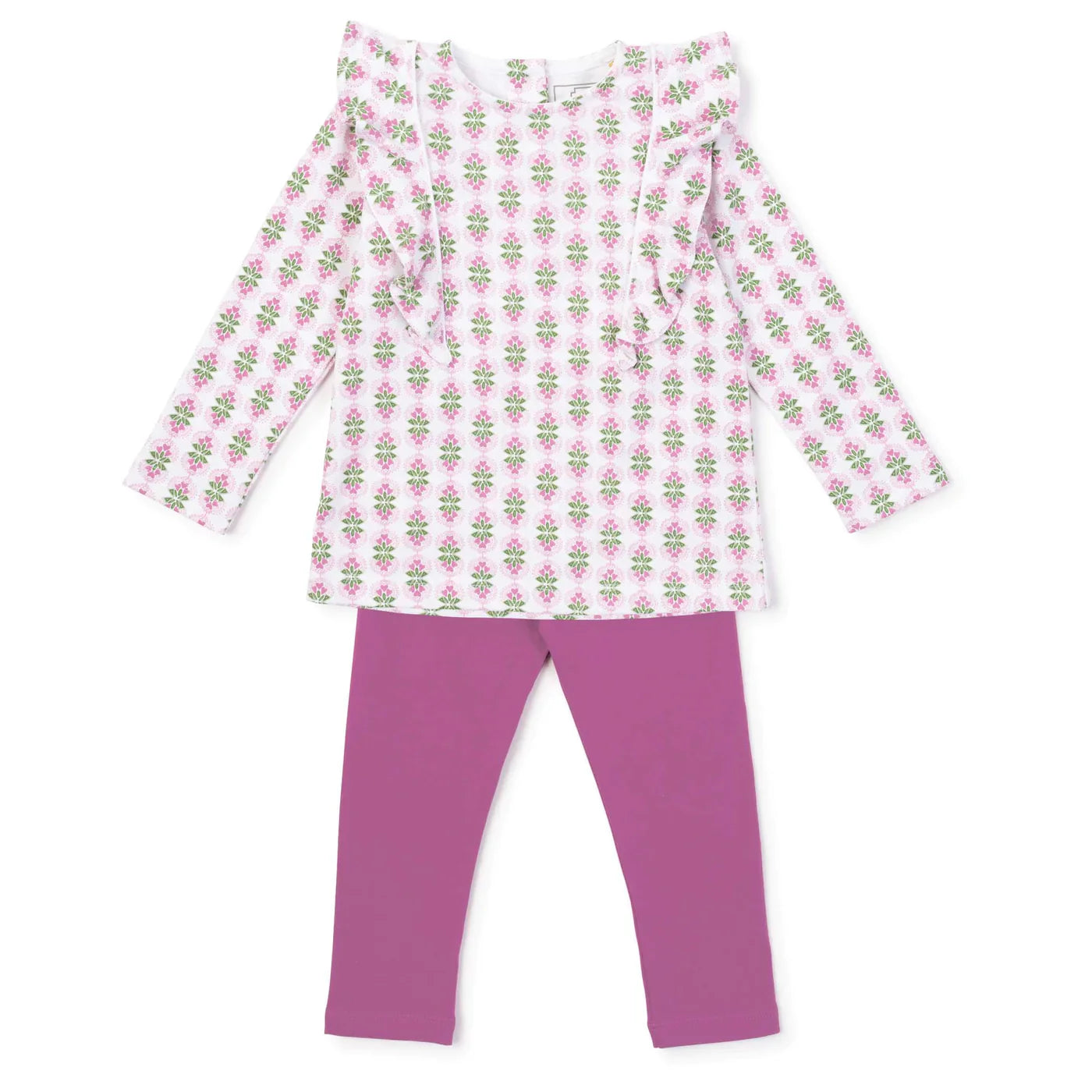 Olive Legging Set-Hearts in Bloom by Lila and Hayes