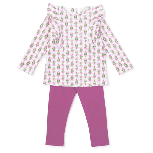 Olive Legging Set-Hearts in Bloom by Lila and Hayes