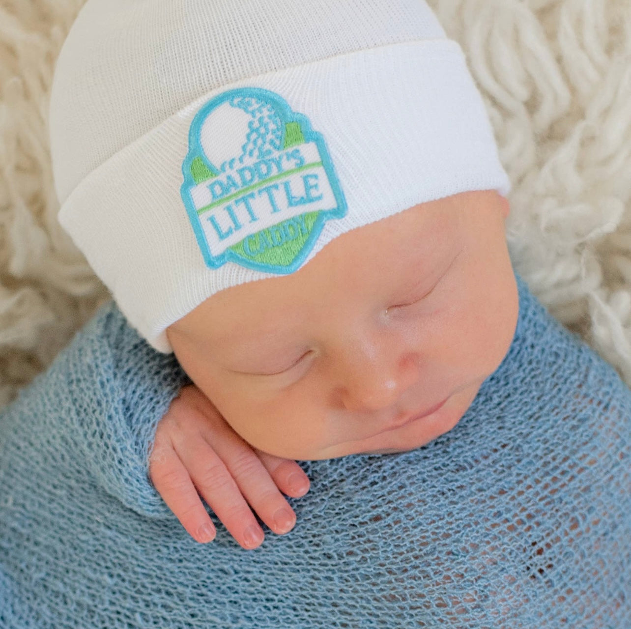 Daddy’s Little Caddy Newborn Hospital Hat