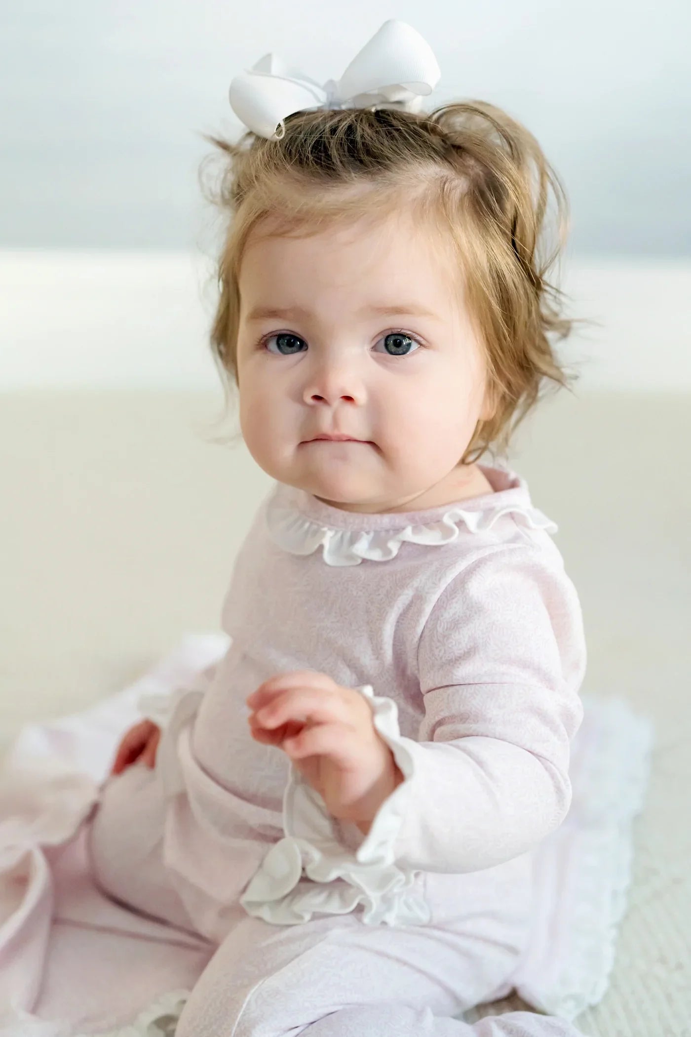 Lucy Romper-Pink Tiny Vines by Lila and Hayes