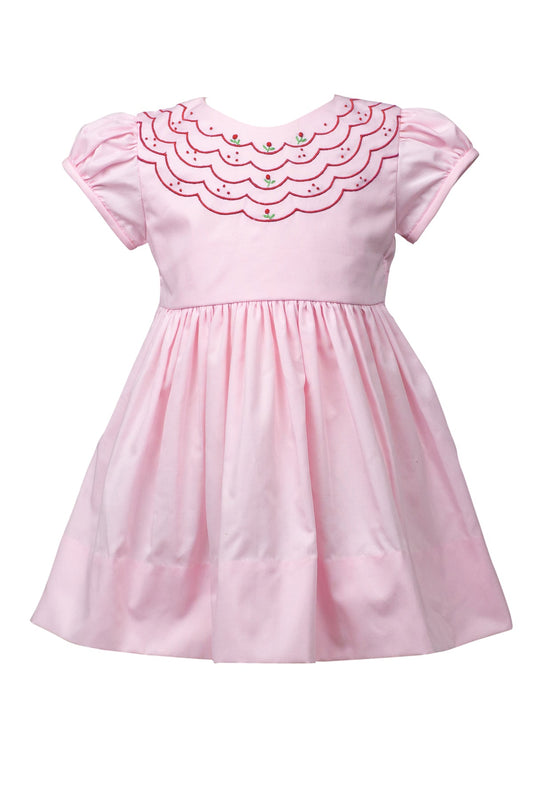 Pink London Scallop Dress by The Proper Peony