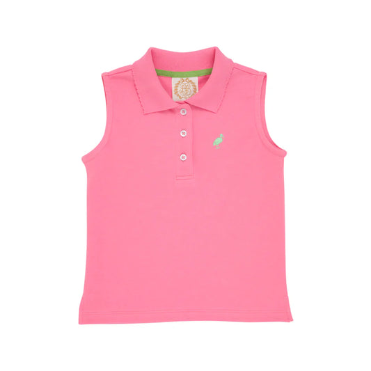 TBBC Sleeveless Anna Price Polo Hamptons Hot Pink