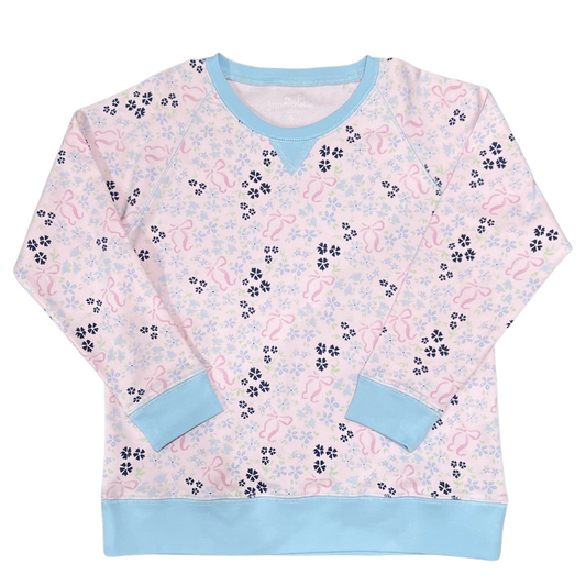 Floral Knit Sally Sweatshirt by James and Lottie
