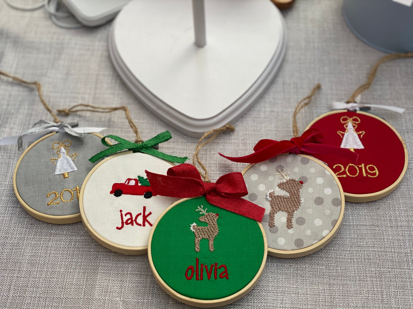 Truck with tree Personalized ornament